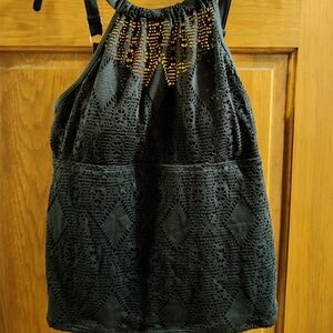 d & co beach women's size 8 Tankini top